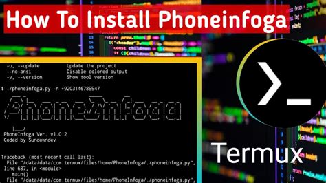 phoneinfoga   install phoneinfoga  android youtube