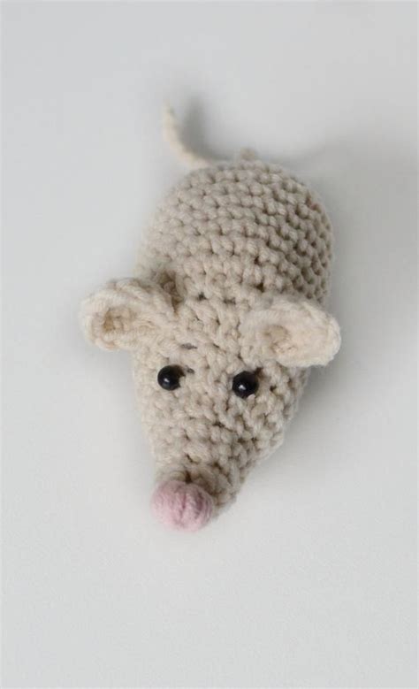 Crochet Mouse Pattern Amigurumi Mouse Figurine Beginner Etsy