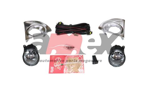 Fog Lamp Kit Toyota Axio Fielder Chrome Cover Amex