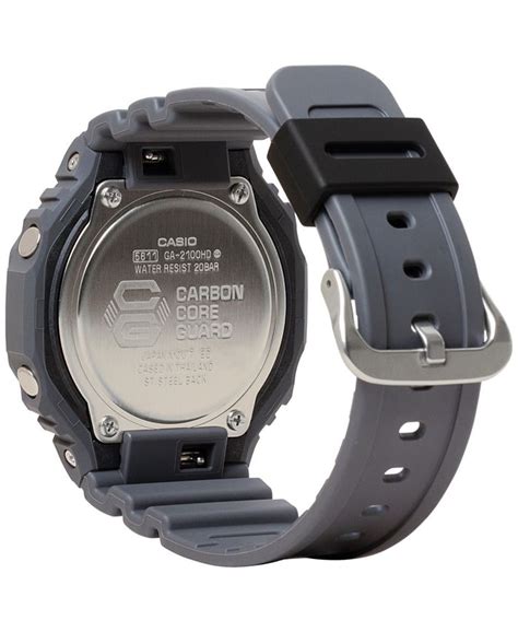 G Shock Mens Analog Digital Gray Resin Strap Watch 45mm Ga2100hd 8a