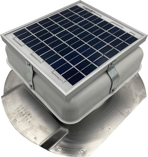 Solar Mega RoofBlaster For Conex Containers With 6 5 Ribs White