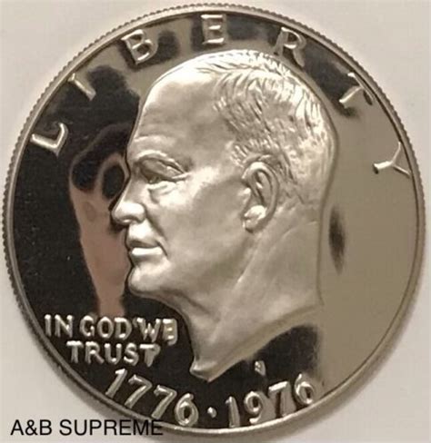 1976 S Eisenhower Dollar Type 1 Clad Gem Proof Bicentennial EBay