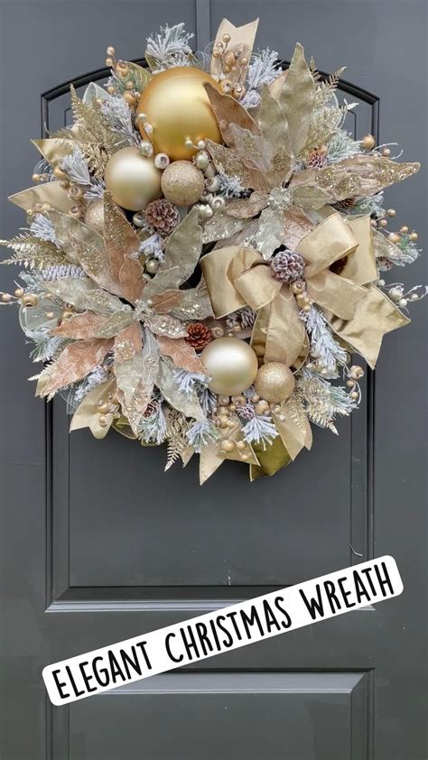 Elegant christmas wreath wreaths by waldo – Artofit