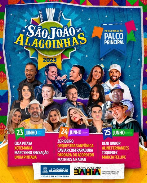 S O Jo O De Alagoinhas Confira A Programa O E As Atra Es Da Festa De