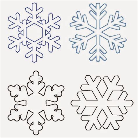 Snowflake Patterns To Trace