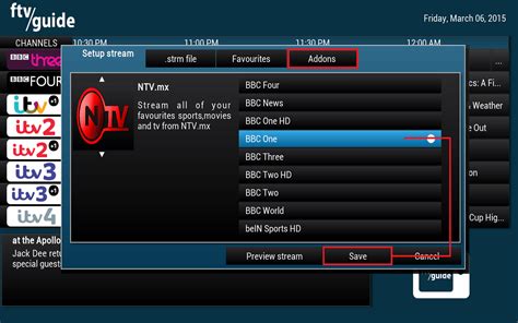 Integrate Ftv Epg Guide With Ntv For Uk Tv On Kodi Xbmc