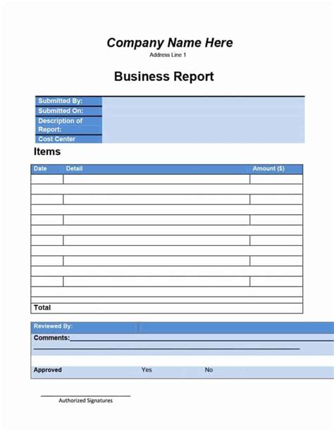 21 Free Financial Report Template Word Excel Formats