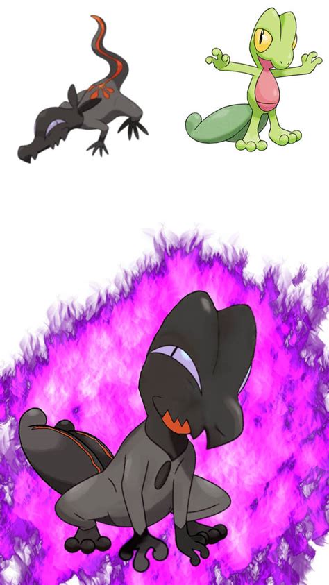 Pokemon Fusion Sceptile Salazzle By Fakemontitan On Deviantart