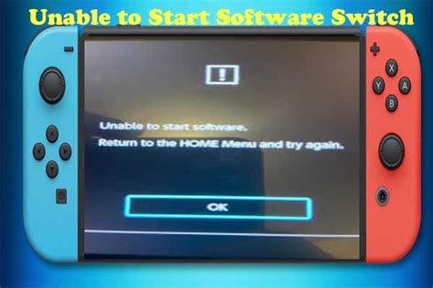 Nintendo Switch Unable To Start Software Solutions Minitool