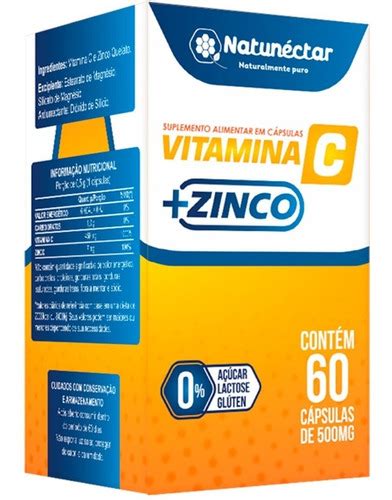 Suplemento Alimentar Vitamina C Zinco Premium Imuno Cap