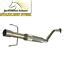 Stainless Steel Muffler Resonator Pipe Exhaust System Kit Fits