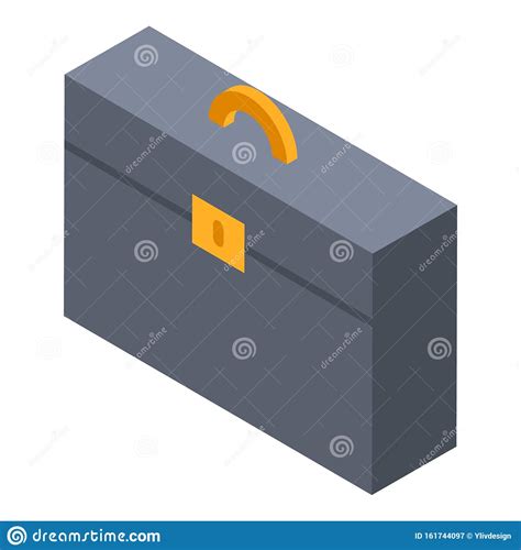 Leather Case Icon Isometric Style Stock Vector Illustration Of