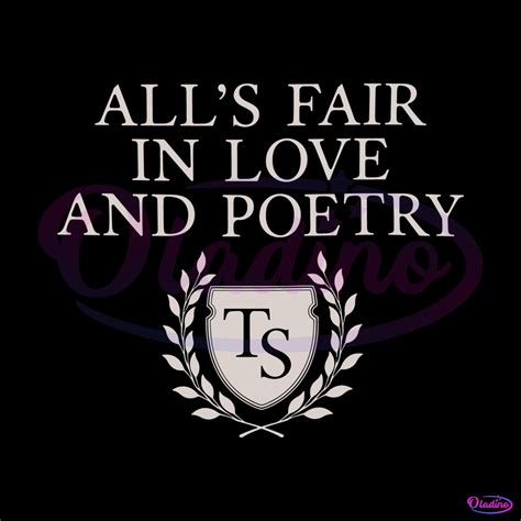 Alls Fair In Love And Poetry Taylor Swift Album Svg