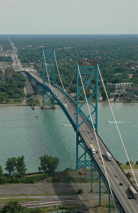 Ambassador Bridge Bridge Pure Michigan Detroit City