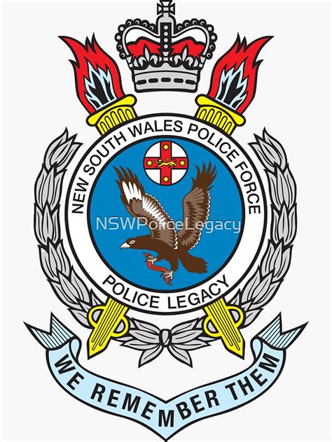 "NSW Police Legacy " Sticker for Sale by NSWPoliceLegacy | Redbubble