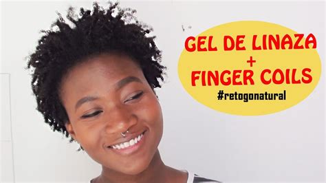 GEL DE LINAZA FINGER COILS PARA DEFINIR EL CABELLO AFRO 4C RETO