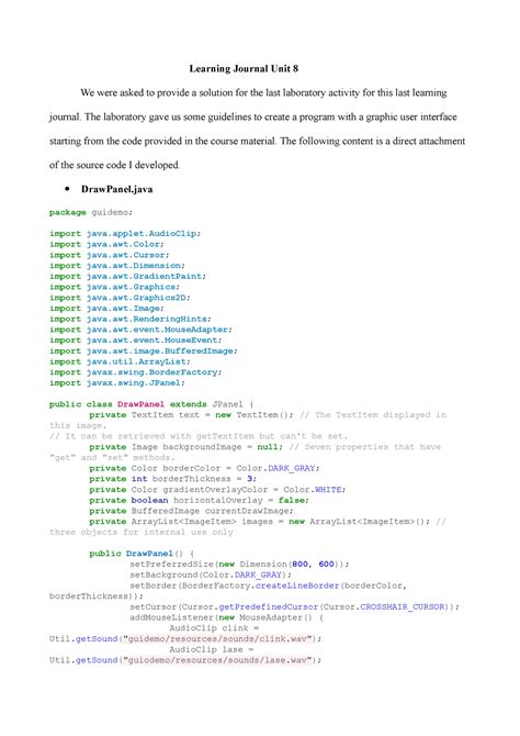 Learning Journal Unit Cs Uopeople Studocu