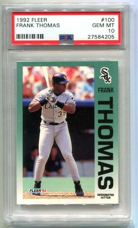 Auction Prices Realized Baseball Cards 1992 Fleer Frank Thomas