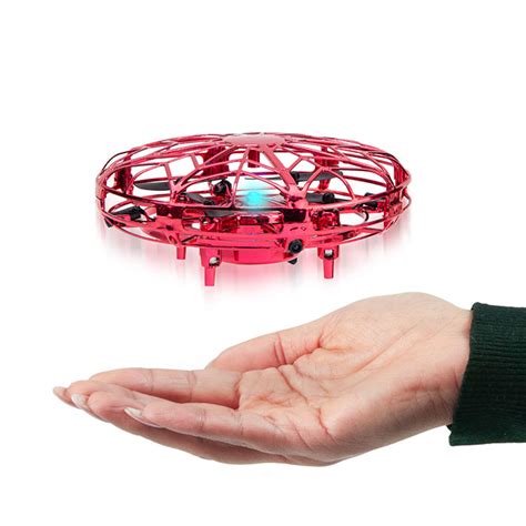 Hover UFO Drone - Hand-Controlled Mini Quadcopter With LED Lights ...