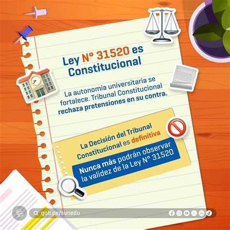 Sunedu Todo Sobre El Fallo Del Tribunal Constitucional Que Ratifica La