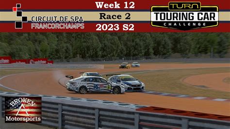 Touring Car Turn Racing Challenge Fixed Circuit De Spa Francorchamps