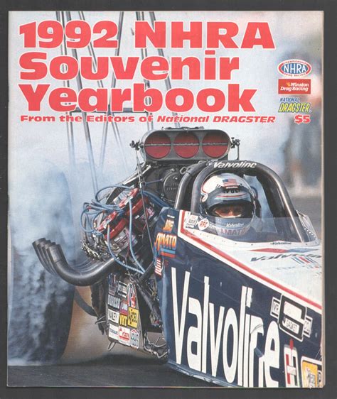 Nhra Souvenir Yearbook 1992 Joe Amato Loaded With Race Info Stats Race