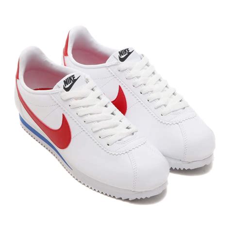 Nike Wmns Classic Cortez Leather White Varsity Red Varsity Royal Fw I