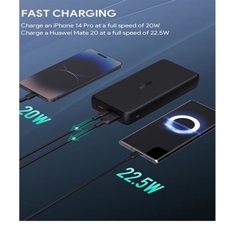 Aukey Power Bank Basix Plus Ii Mah Pd W Pb N