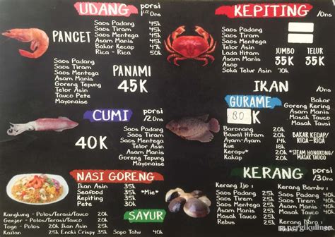 Selalu Diperbarui Menu Dapoer Kampoeng Seafood Cengkareng