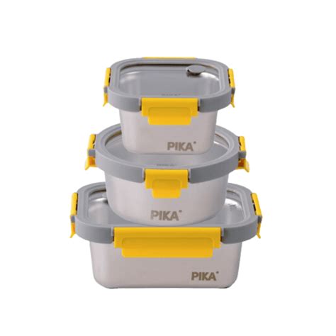 KIT CONTENITORI PIKA ACCIAIO INOX PER MICRO ONDE Cucina Culinaria