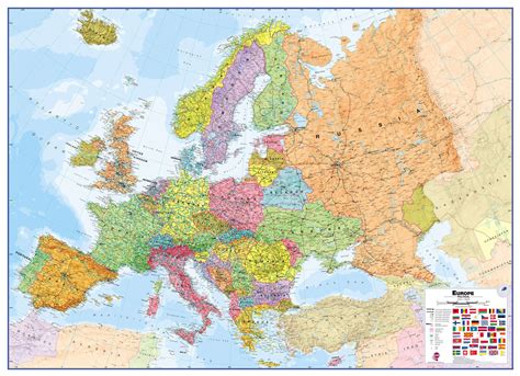 Buy Map Of Europe - Emilia Natividad