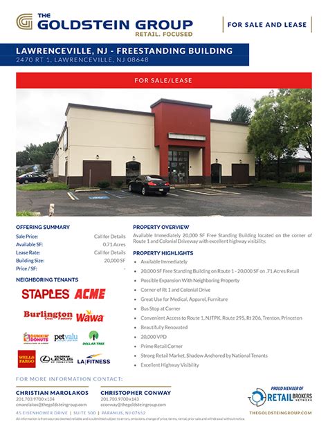 Sale And Lease Brochure