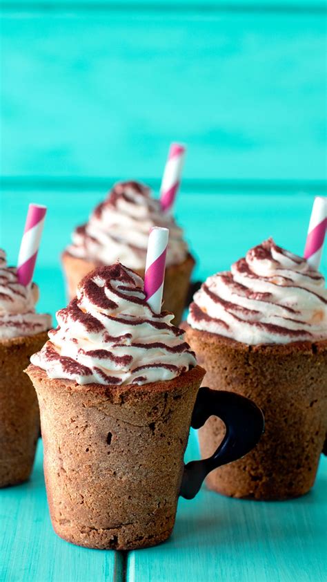 Peppermint mocha cookie cups – Artofit