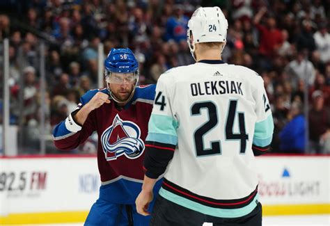 Colorado Avalanche Vs Seattle Kraken 2023 Stanley Cup Playoff Series