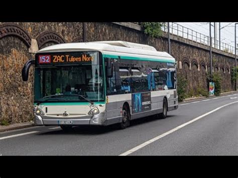 Bus 152 RATP 21ème Siècle Colonel Fabien en Heuliez GX337 Hybride