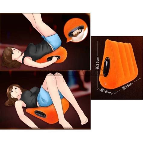 Inflatable Sex Aid Pillow Cushion Pad Triangle Magic Wedge Sex Pillow