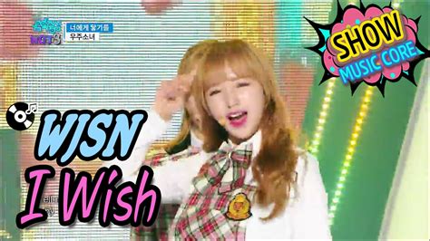 Hot Wjsn I Wish Show Music Core Youtube