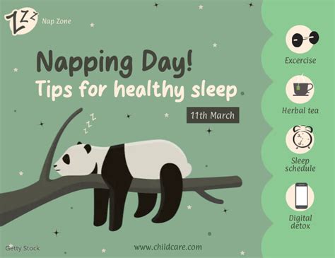 Napping Day Horizontal Flyer Template Postermywall