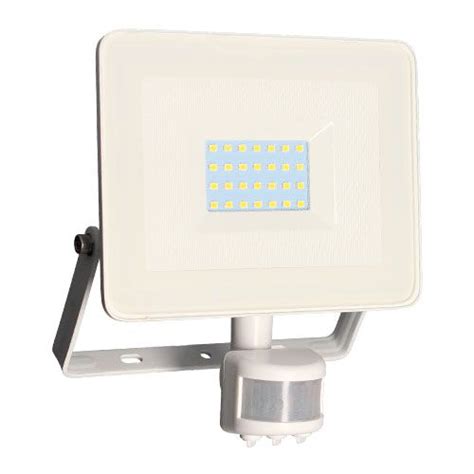 Projecteur Led Ext Rieur Extra Plat D Tection W Lm Blanc