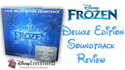 Disney Frozen 2 Disc Deluxe Edition Soundtrack Review Unboxing Youtube