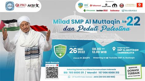 Live Event Milad Smp Al Muttaqin Bersama Opick Tombo Ati Youtube