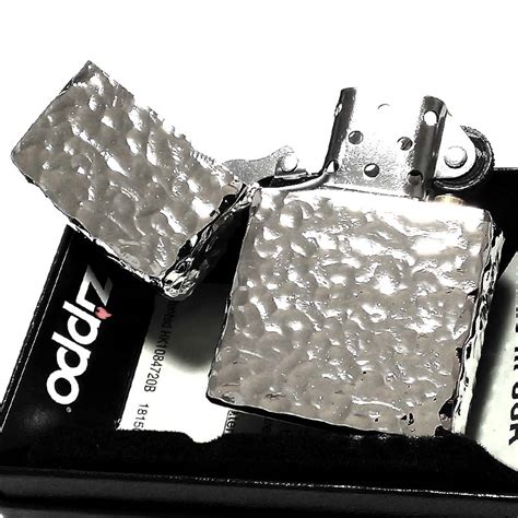 楽天市場ZIPPO ライター ハンマートーン ジッポ かっこいい 5面加工 ツチ目 シルバー いぶし仕上げ 全面加工 おしゃれ メンズ