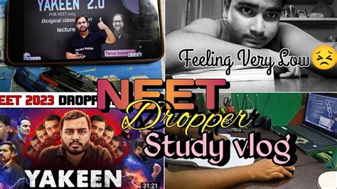 A Day Of A Neet Dropper Yakeen 2023 Study Vlog Physics Wallah Study