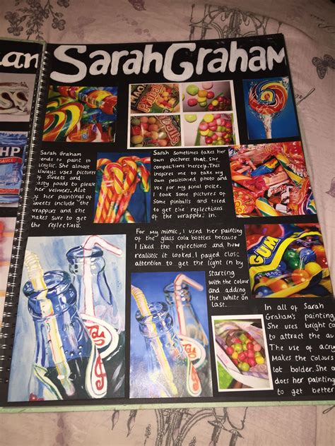 Sarah Graham Research Page Gcse Art Sketchbook Gcse Art Art Alevel