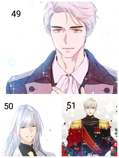 Silver Haired Manhwa Characters Manhwa Manga Romance Anime