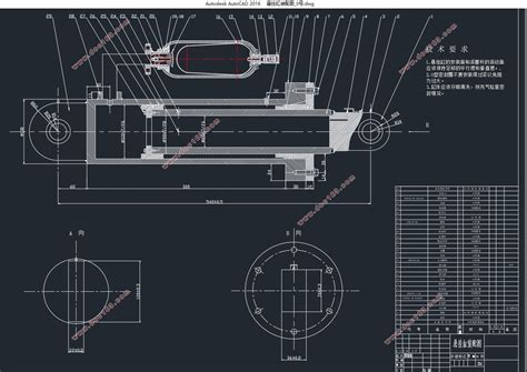 重型汽车油气悬挂缸设计 含CAD零件图装配图 SolidWorks三维图 汽车 毕业设计论文网