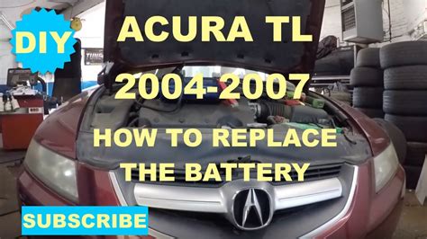 How To Replace Battery On 2004 2007 Acura Tl Youtube