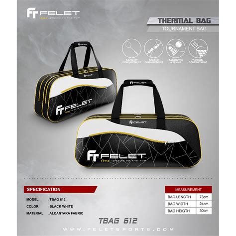 Felet Tournament Badminton Bag Tbag Shopee Malaysia