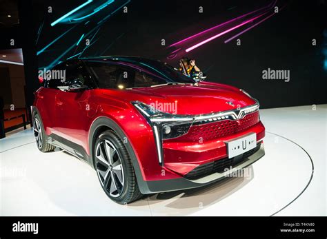 Hozon U Electric SUV Unveiled At The 2019 Shanghai Auto Show Stock