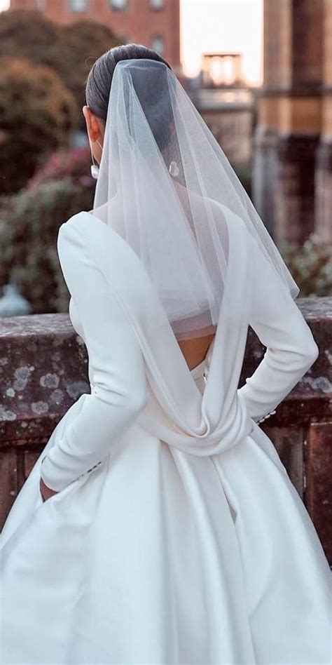 18 Of The Most Graceful Simple Wedding Dresses With Sleeves Wedding